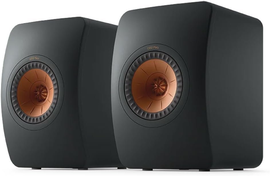 KEF LS50 Meta Passive Bookshelf Speakers - Pair (Carbon Black)