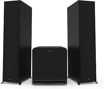 Klipsch 2.1 Ebony System - Model RP-8000F II, RP-1200SW