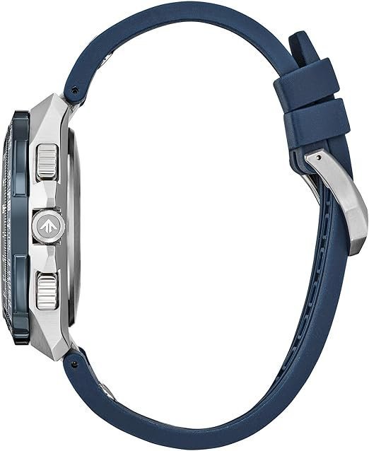 Citizen Men's Eco-Drive Promaster Sikorsky Watch, Blue Dial, Blue Rubber Strap, Atomic Timekeeping (Model: JY8156-00L)