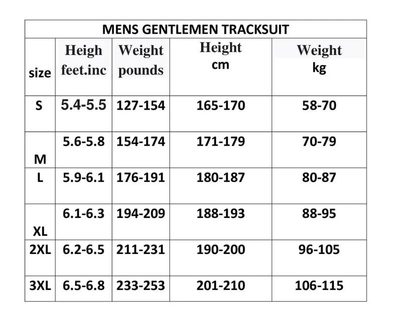 The gentlemen tracksuit.