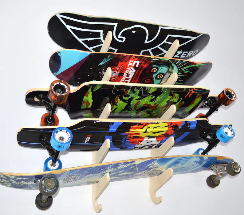 Rado Racks Skateboard Longboard Wall Rack