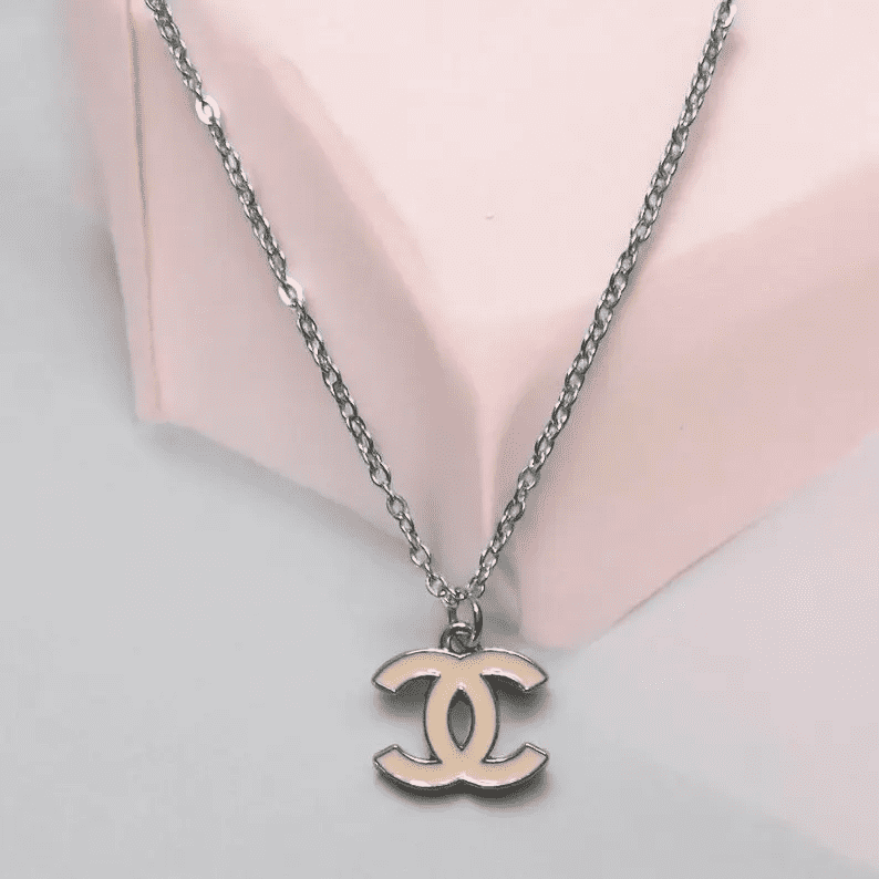 charm necklace paired with a high-quality stainless steel chain