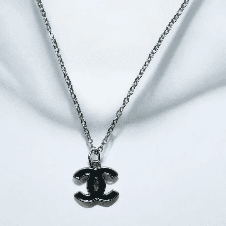 charm necklace paired with a high-quality stainless steel chain